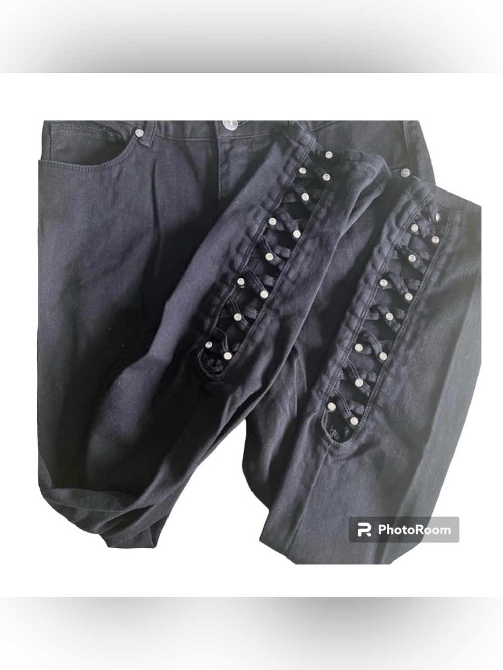 Venus Ladies Cutout Jeans with bling